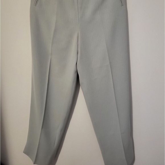 Vintage business look set jacket and pants size 14 modifies gray - Picture 9 of 9